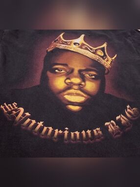 Vintage 90's Slightly Thrashed Faded The Notorious B.I.G. Brooklyn Mint Rap Tee
